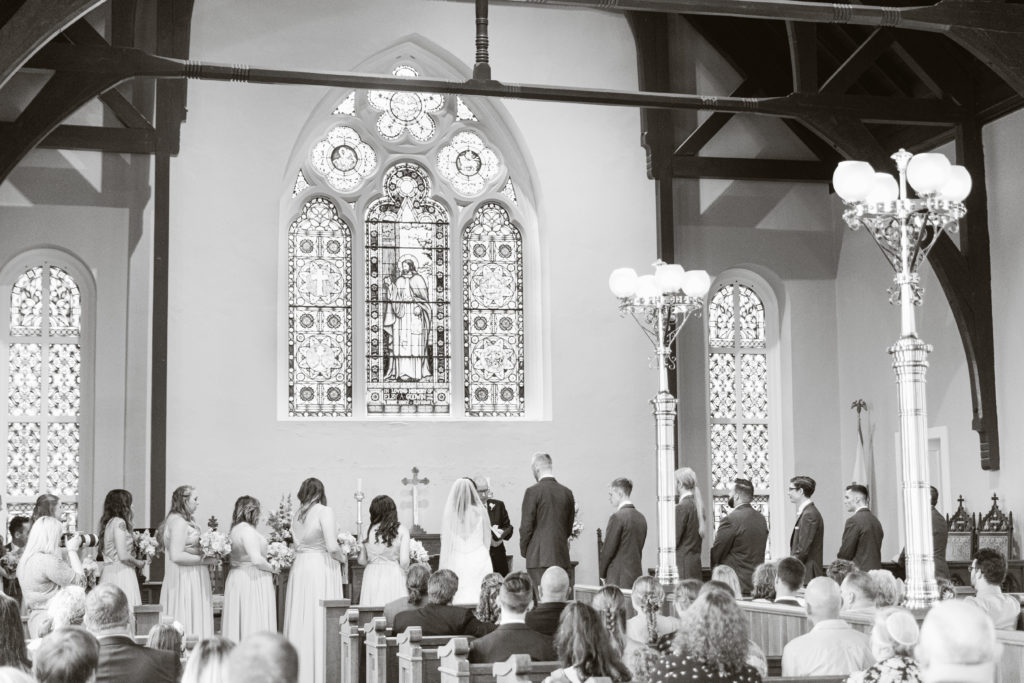 Wedding Ceremony at Old Christ Church in Pensacola, Florida
