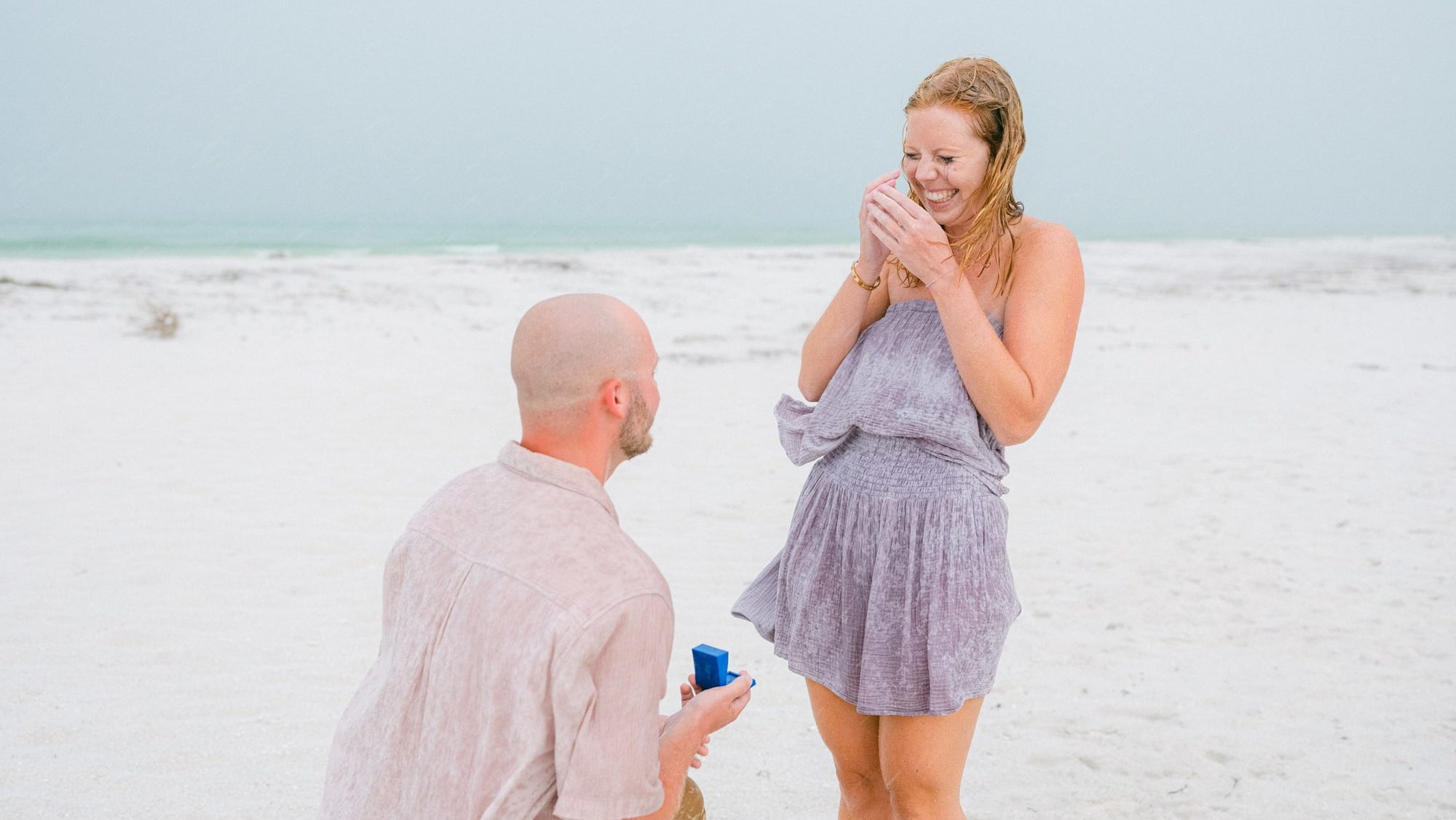 Surprise Proposal on Pensacola Beach