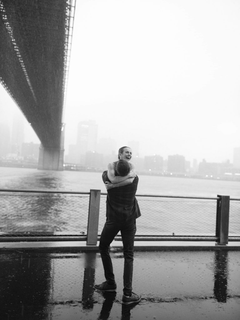 Brooklyn Bridge, NYC Engagement Photographer